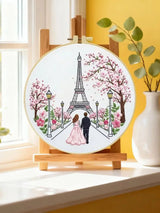Springtime Paris Love Embroidery Kit 🌸🗼💕