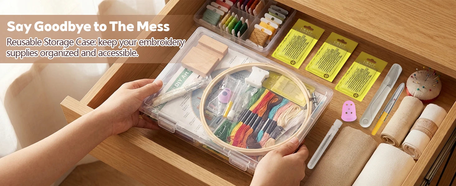 Love, Laugh & Live Beginner Embroidery Kit