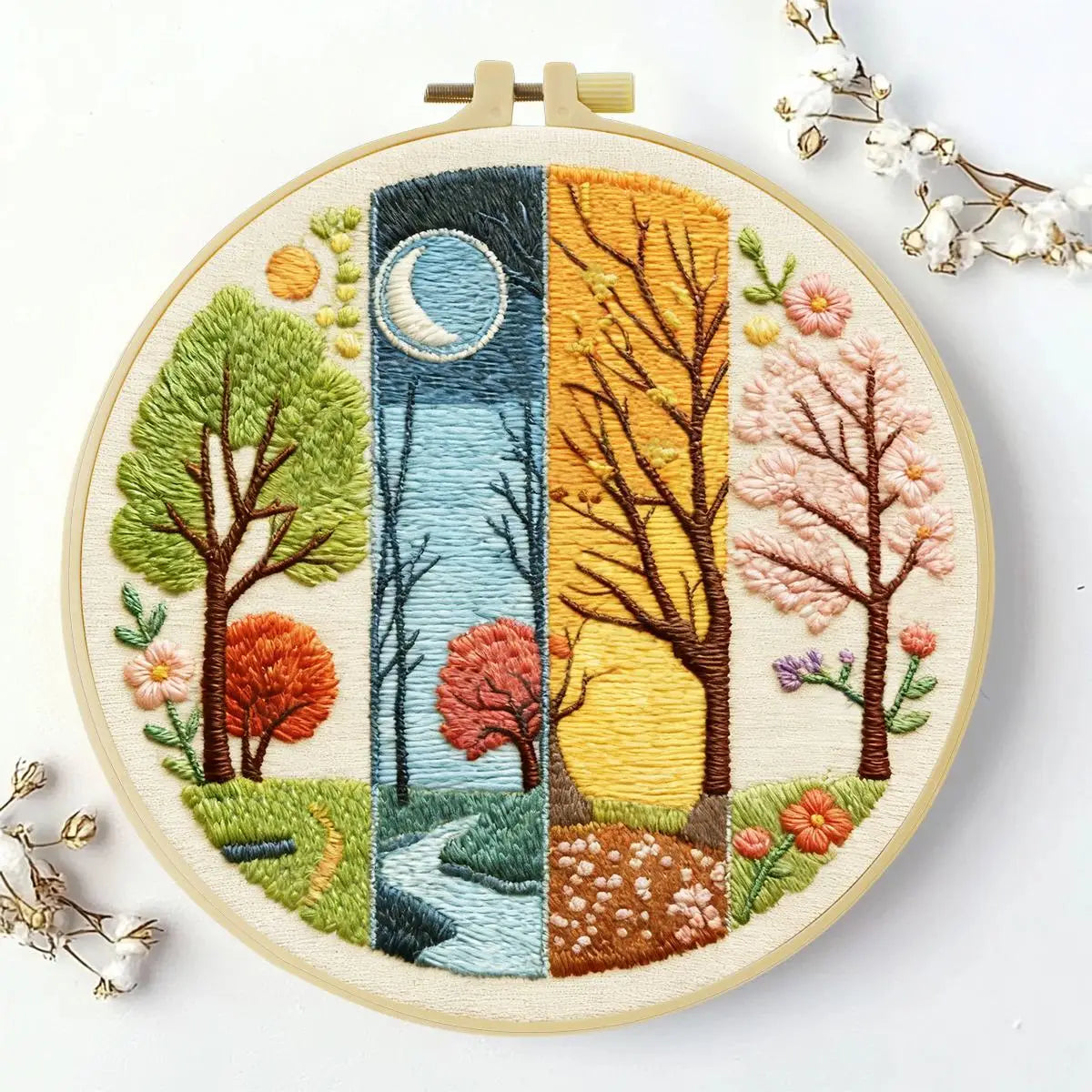 Four Seasons Forest Embroidery Kit