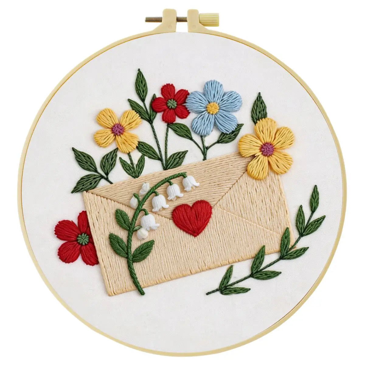 Love Letter & Wildflowers Embroidery Kit