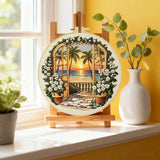 Sunset Paradise Embroidery Kit