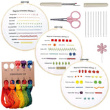 30-Stitch Beginner Embroidery Sampler Kit ⭐