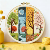 Four Seasons Forest Embroidery Kit