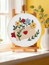 Love Letter & Wildflowers Embroidery Kit