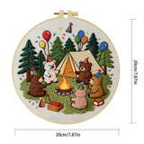 Birthday Bear Camp Embroidery Kit