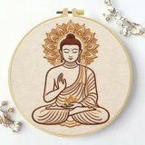 Serene Buddha Embroidery Kit
