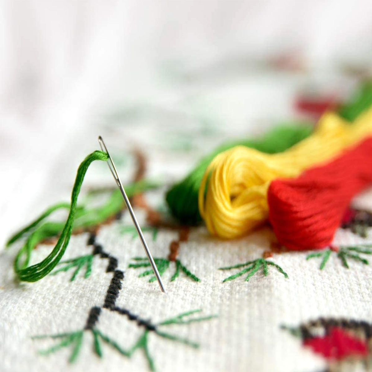 30-Stitch Beginner Embroidery Sampler Kit ⭐