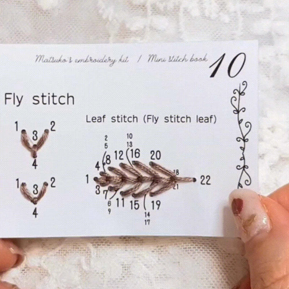 Embroidery Stitch Guide Book