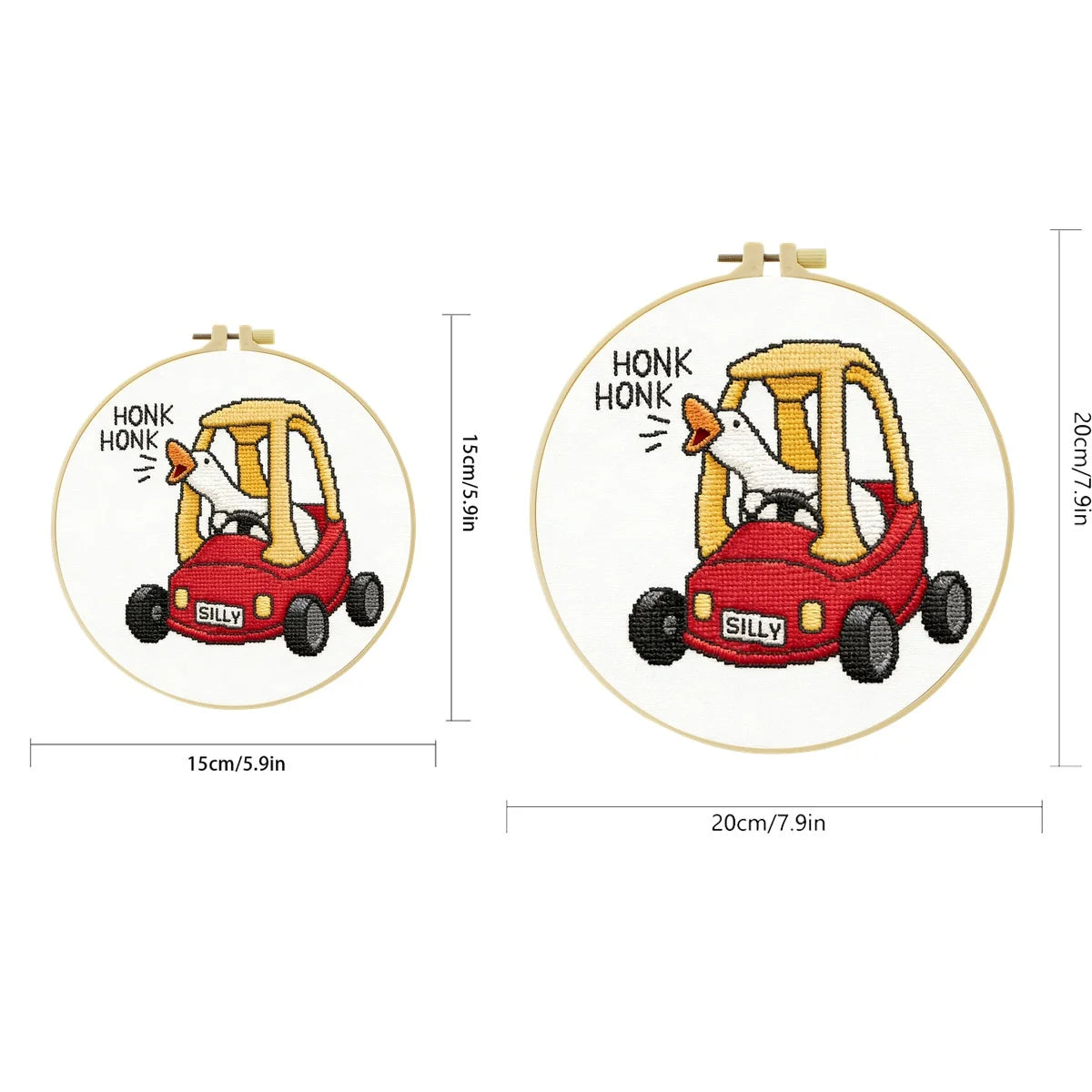 Silly Goose Driver Embroidery Kit