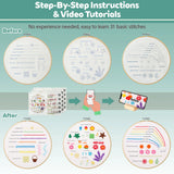 Beginner Embroidery Stitch Sampler Kit