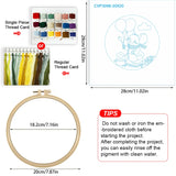Cute Mouse with Balloons Embroidery Starter Kit DIY – Beginner Cartoon Animal Hand Embroidery Kit