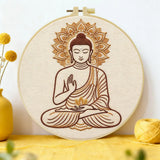 Serene Buddha Embroidery Kit