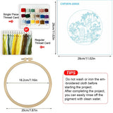 Mediterranean Lemon House Embroidery Kit – DIY Coastal Cottage Hoop Art for Beginners & Craft Lovers
