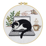 Dachshund’s Midnight Snack Embroidery Kit