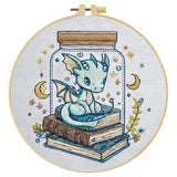 Baby Dragon Library Embroidery Kit