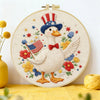 Patriotic Parade Goose Embroidery Kit