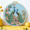 Peacock Garden Embroidery Kit