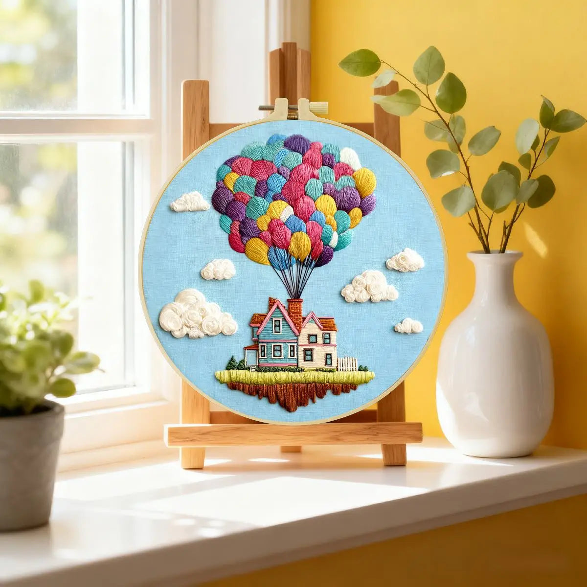 Up, Up & Home Embroidery Kit