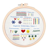 Beginner Embroidery Stitch Practice Kit