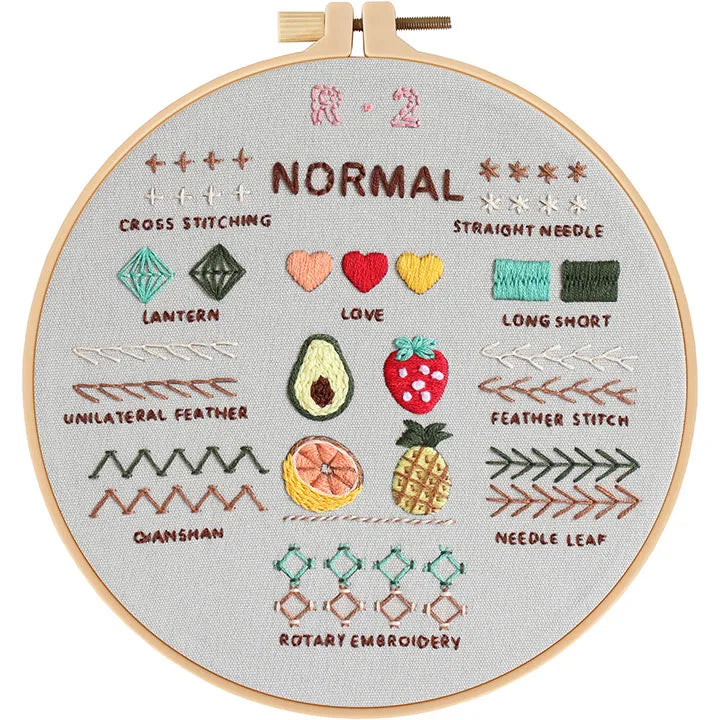4-Stage Beginner Embroidery Learning Kit