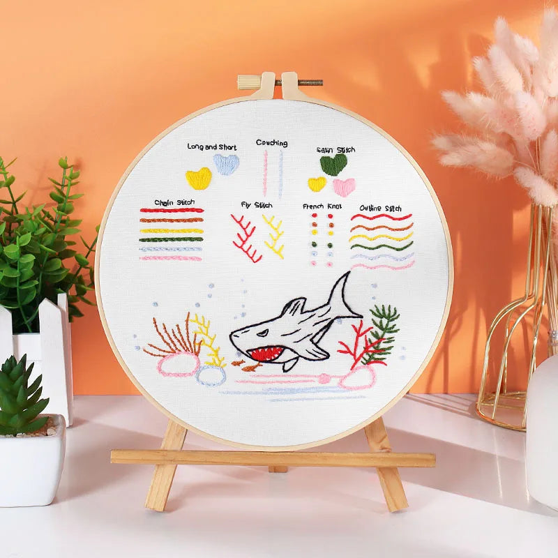 3-Piece Beginner Embroidery Learning Kit