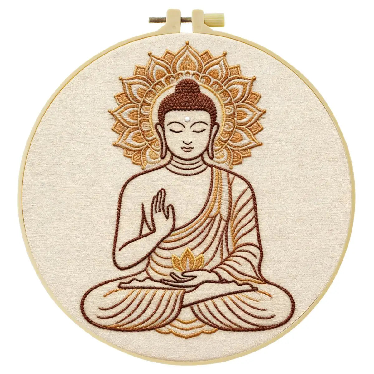 Serene Buddha Embroidery Kit