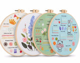 4-Piece Beginner Embroidery Learning Kit