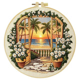 Sunset Paradise Embroidery Kit