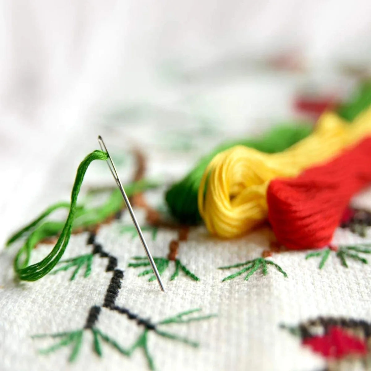 30-Stitch Beginner Embroidery Sampler Kit ⭐