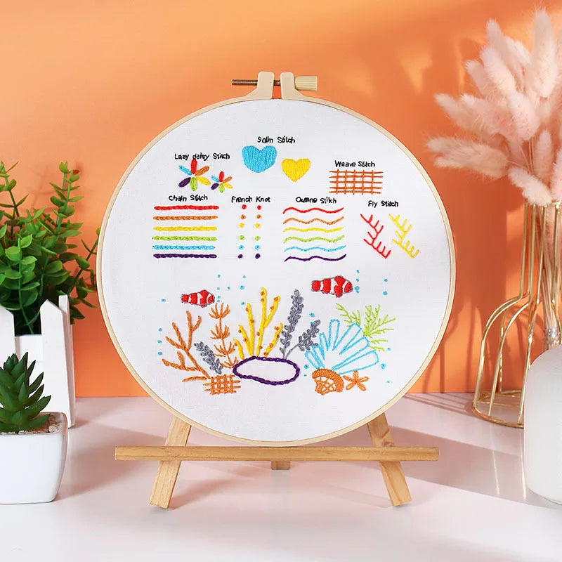 3-Piece Beginner Embroidery Learning Kit