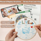 Love, Laugh & Live Beginner Embroidery Kit