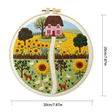 Sunny Cottage Garden Embroidery Kit