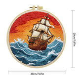 Vintage Sailing Ship Embroidery Kit