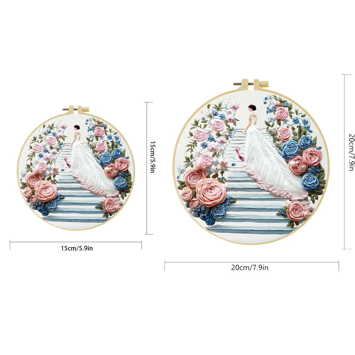 Bridal Bloom Embroidery Kit