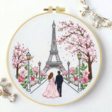 Springtime Paris Love Embroidery Kit 🌸🗼💕