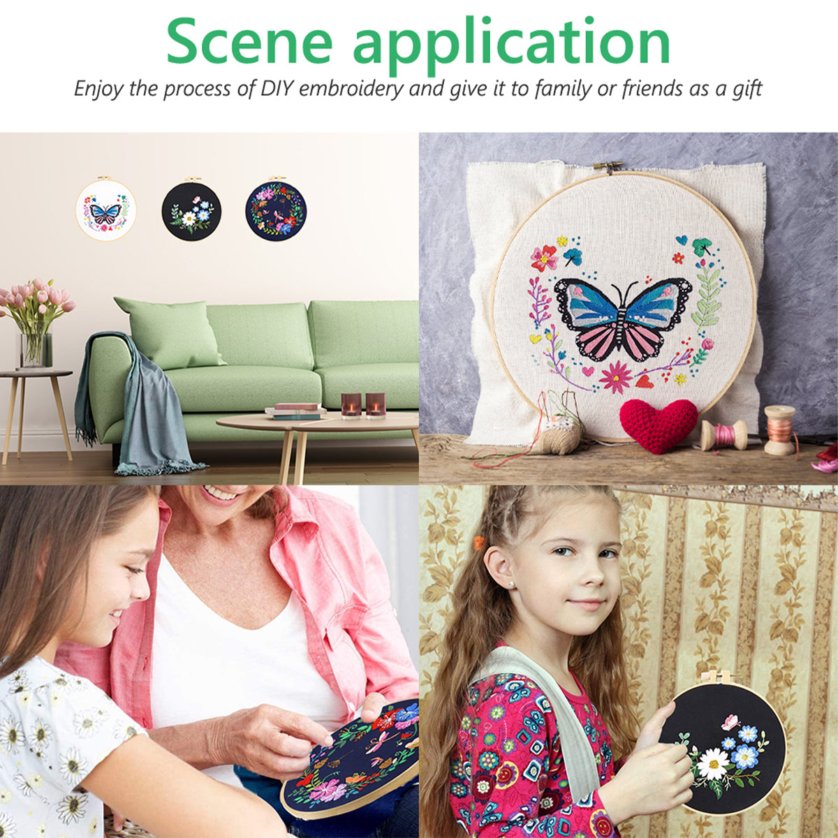 3-Piece Beginner Embroidery Technique Kit