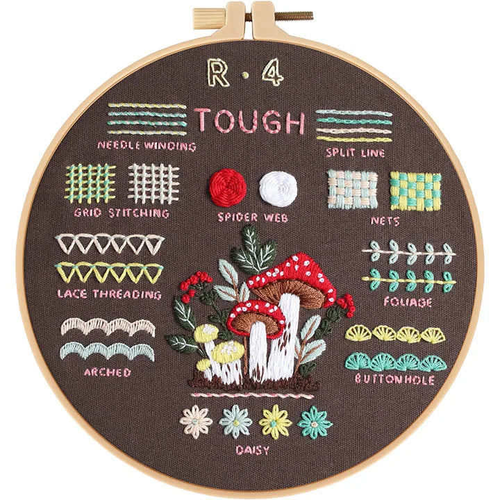 4-Stage Beginner Embroidery Learning Kit