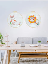 Animal Friends Beginner Embroidery Kit