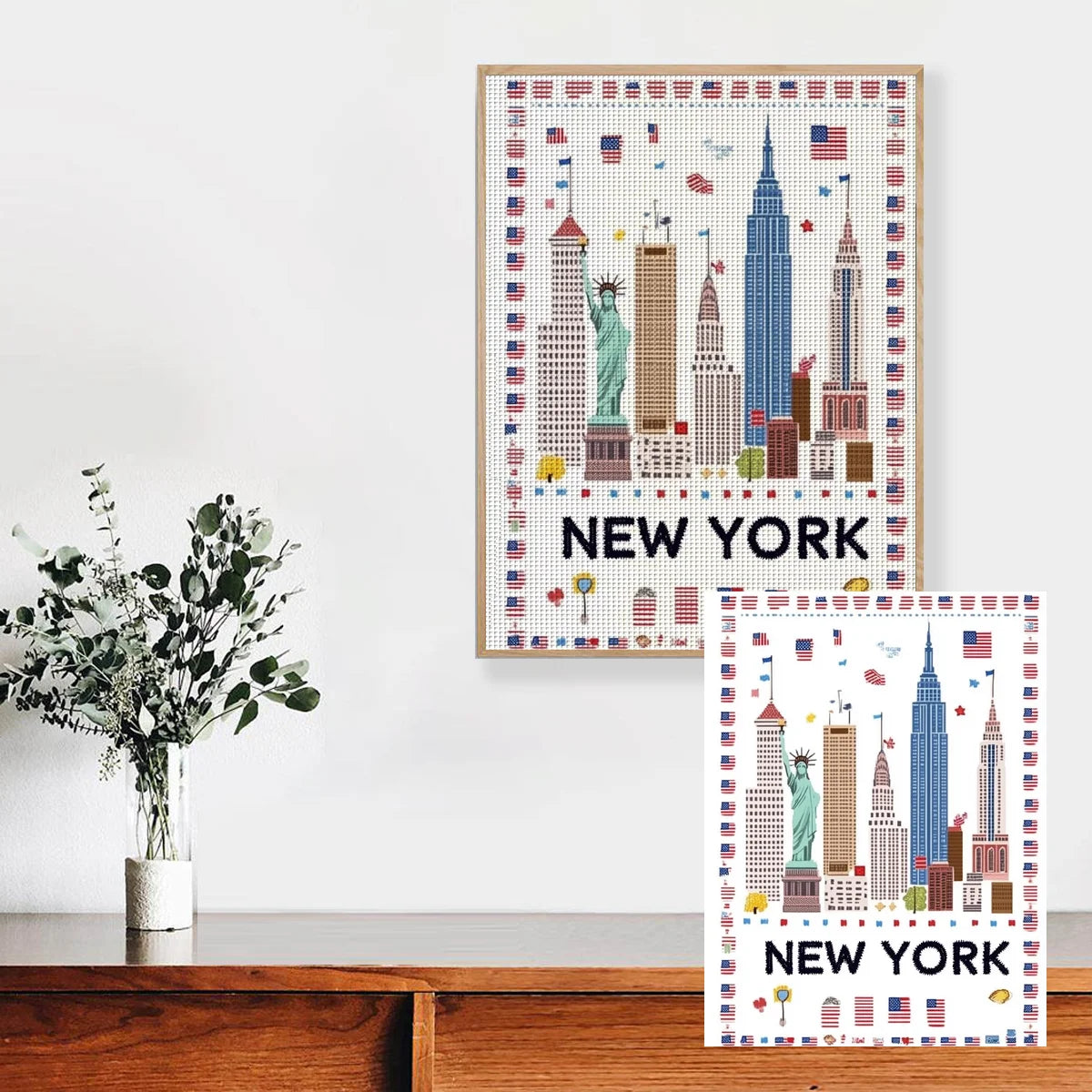 New York Skyline Cross Stitch Kit 🗽🏙️🇺🇸✨