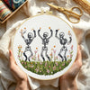 Dancing Skeletons Embroidery Kit