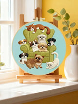 Cozy Pets Embroidery Kit