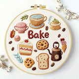 Cozy Bake & Coffee Embroidery Kit