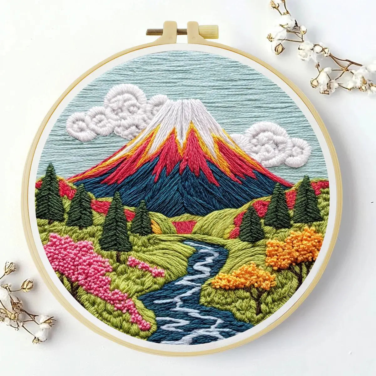 Mount Fuji Embroidery Kit