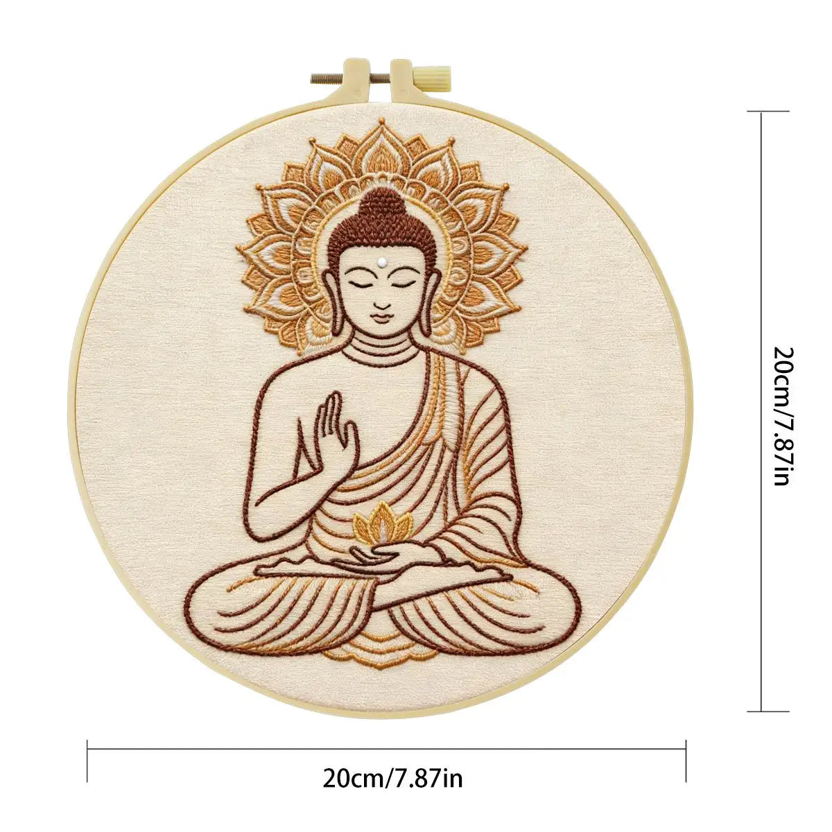 Serene Buddha Embroidery Kit