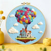 Up, Up & Home Embroidery Kit