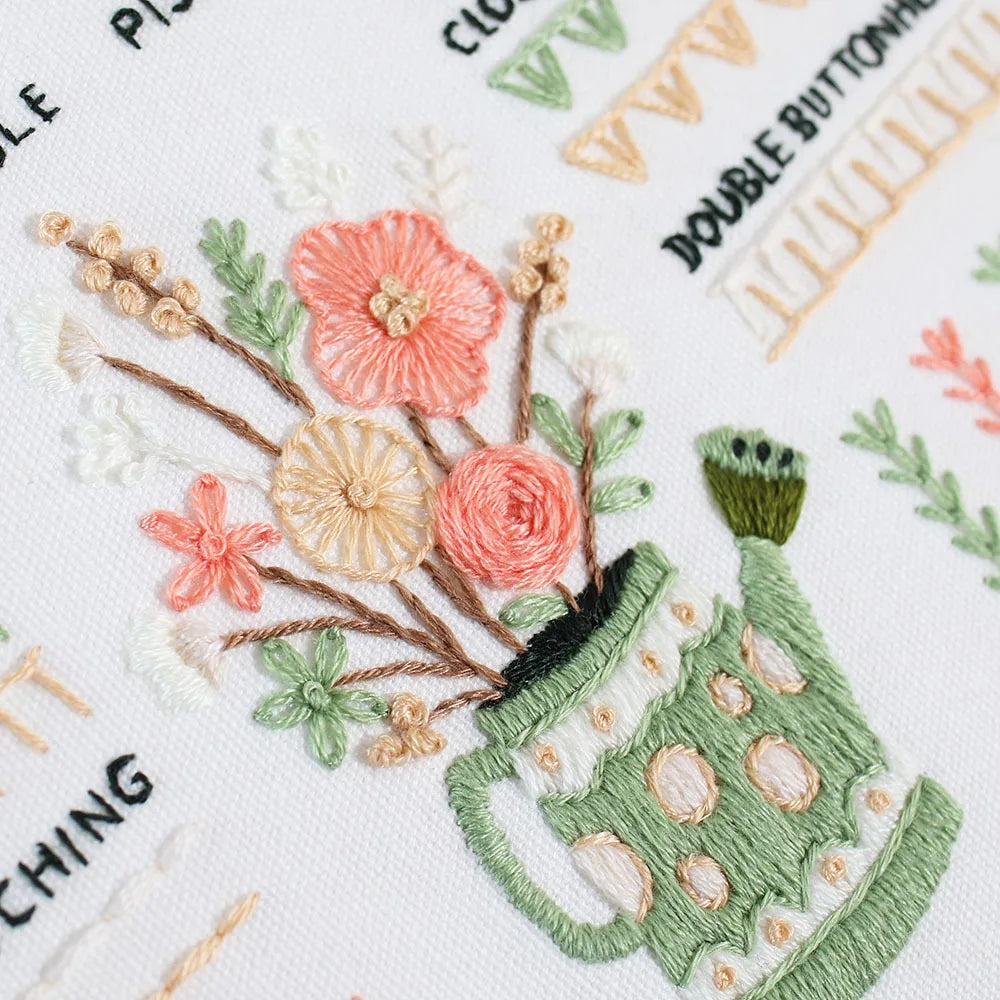 3-Piece Beginner Embroidery Stitch Practice Kit
