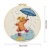Rainy Day Puddle Jumper Embroidery Kit ☔💛
