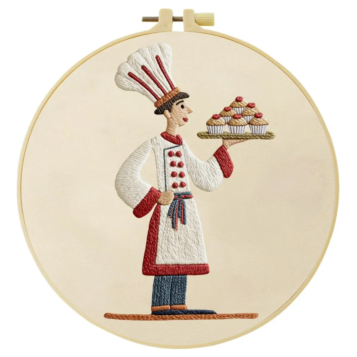 Pastry Chef Embroidery Kit