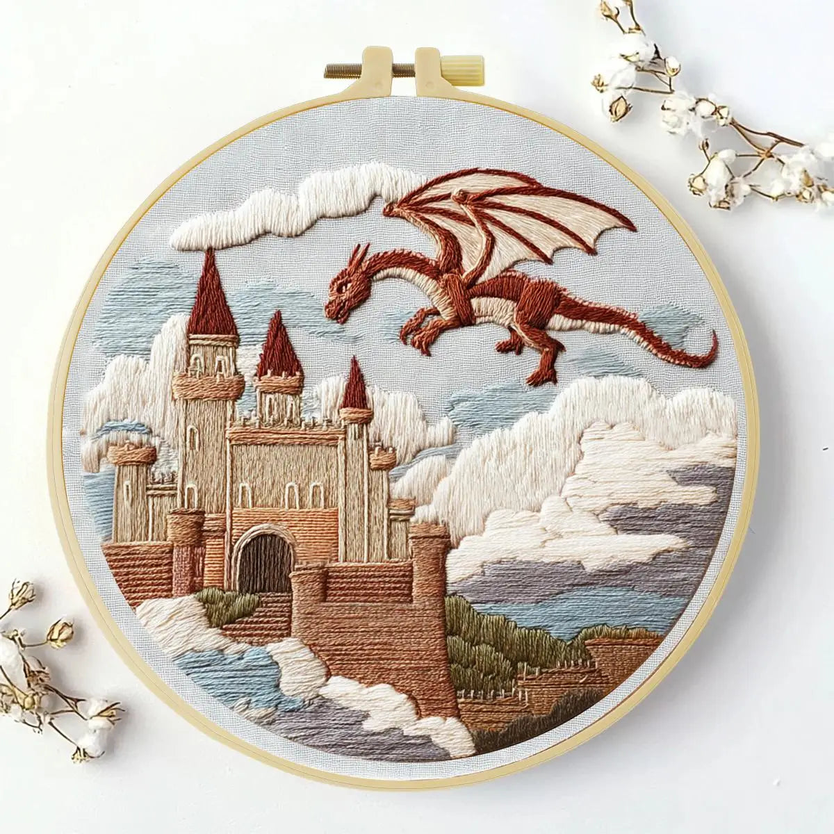 Dragon's Keep Embroidery Kit