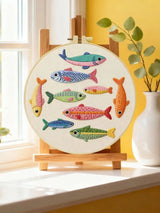 Colorful Fish Embroidery Kit